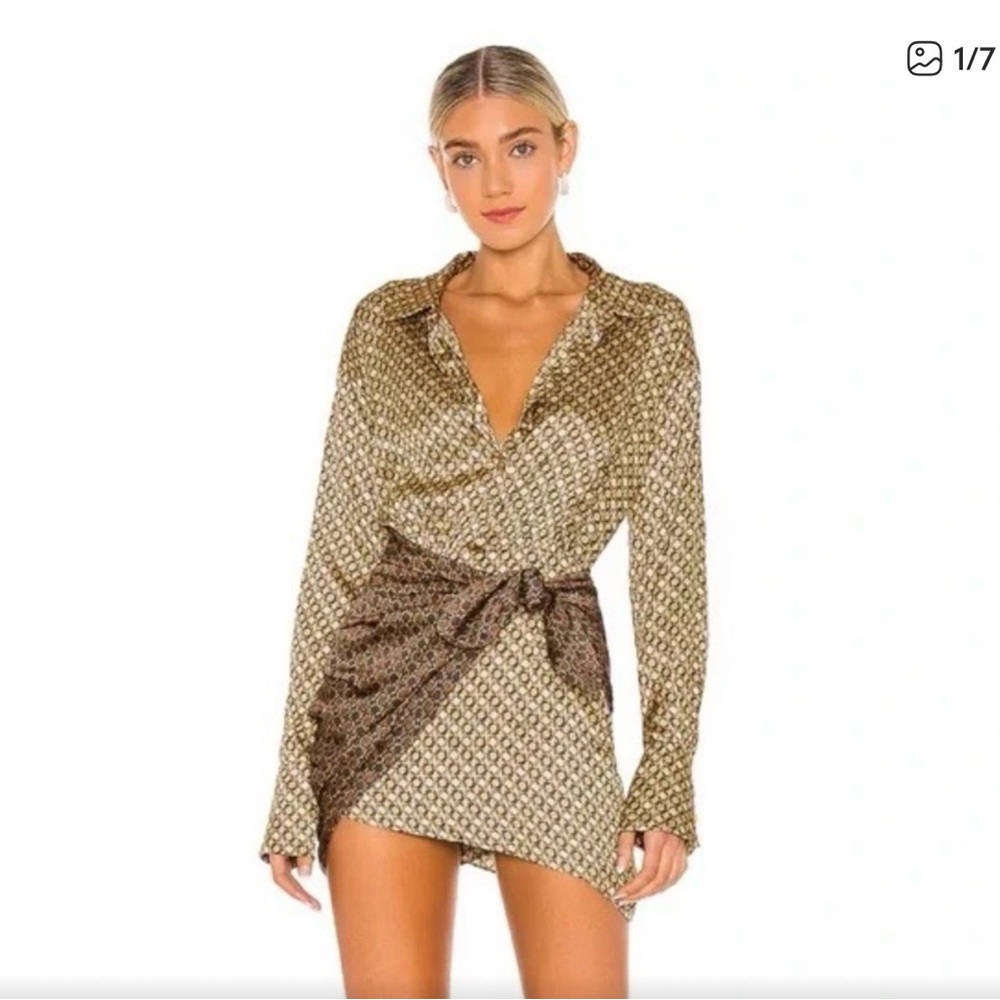 L'Academie the Kamille Wrap Dress